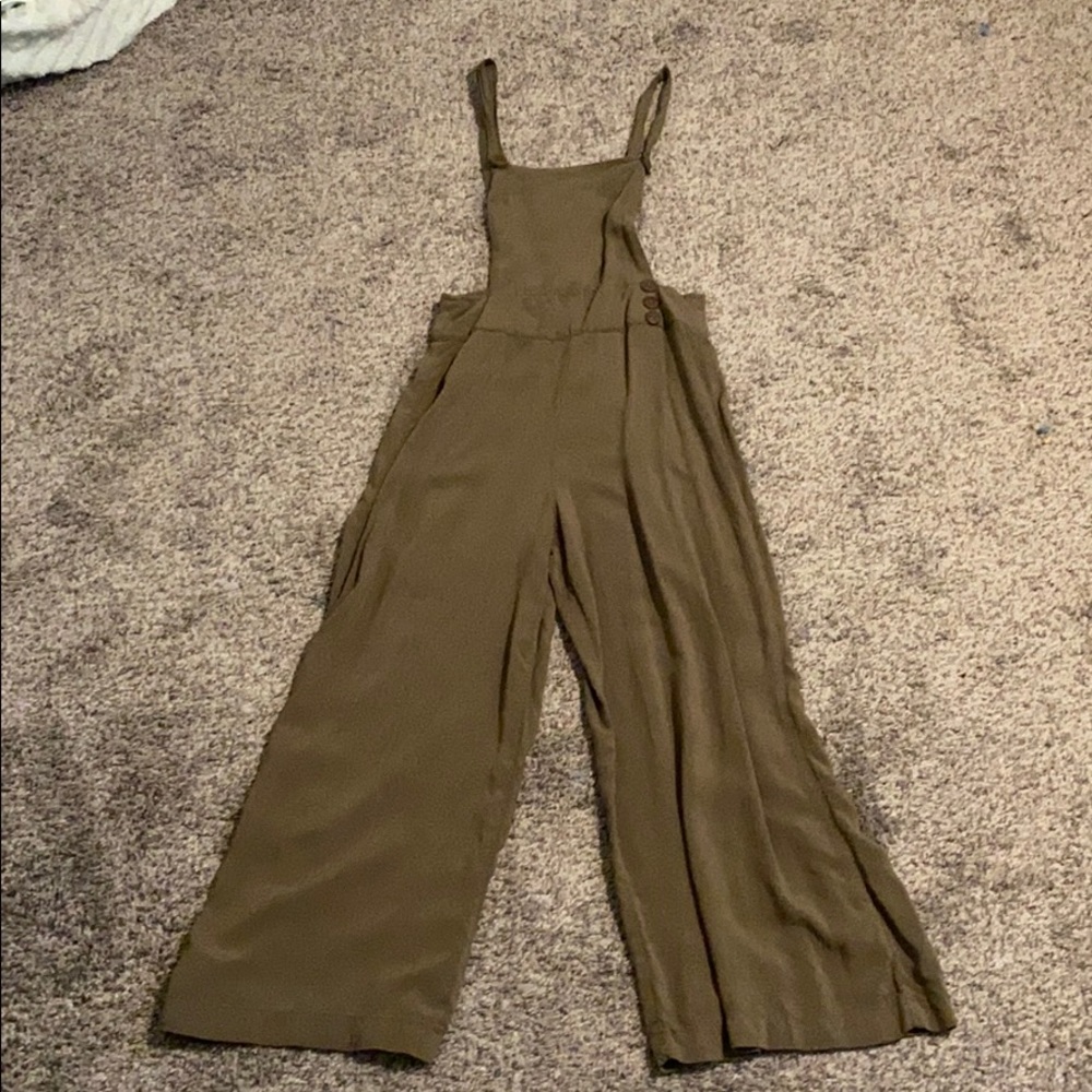 Army green jumpsuit